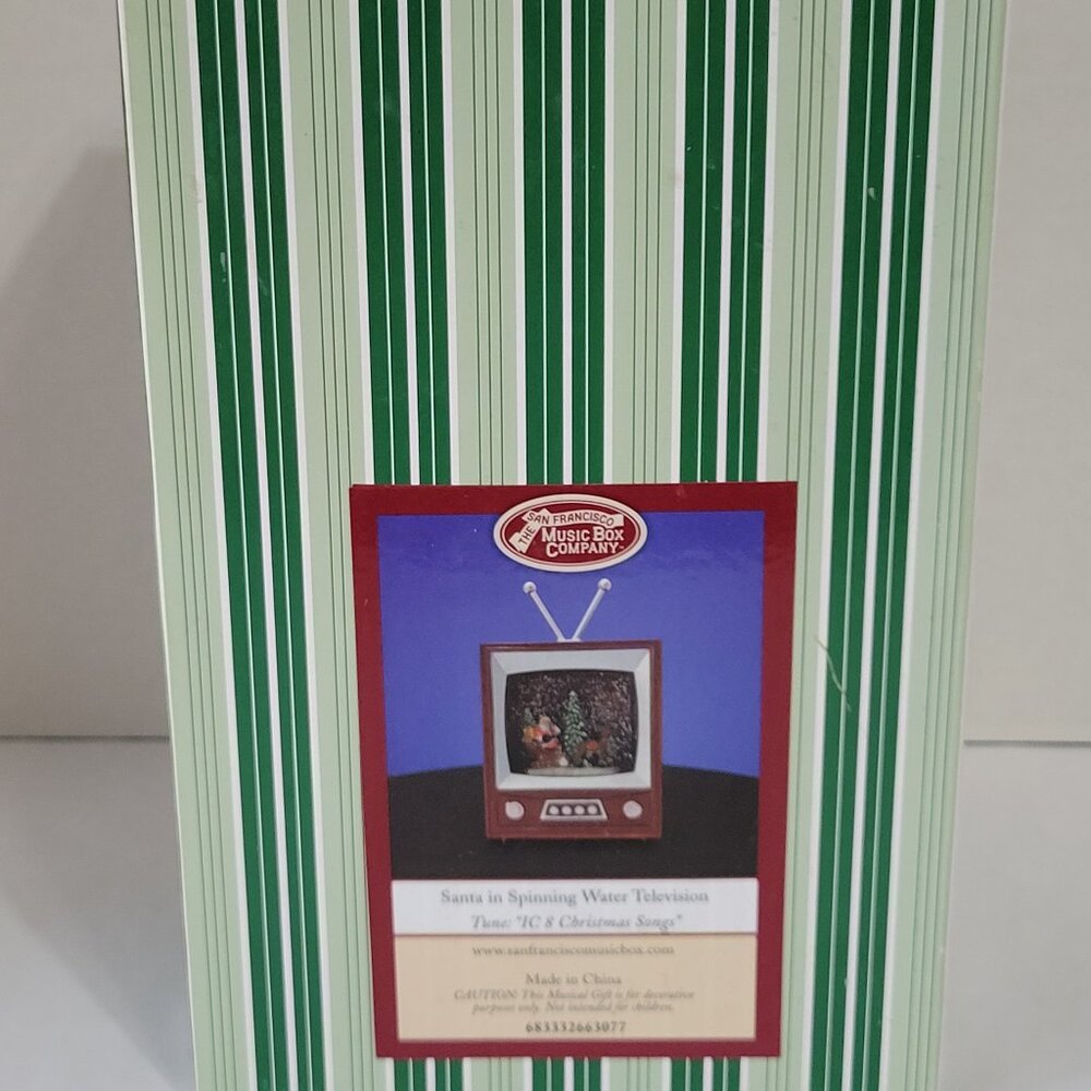 The San Francisco Music Box Santa in Spinning Water Television - 8 Songs